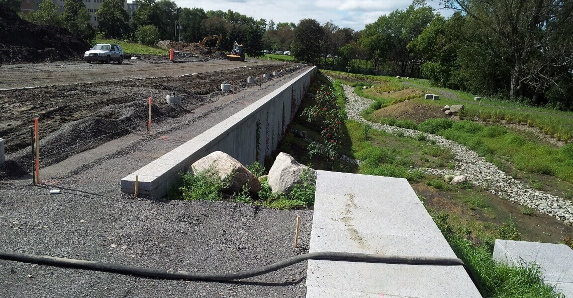 Muro de contención, Cité Verte à Québec