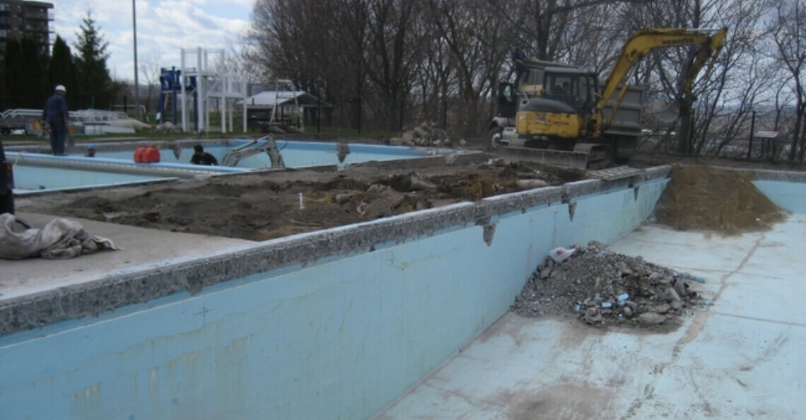 Outdoor pools, Quebec City